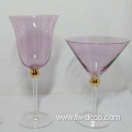 colored cocktail glasses martini glass with gold